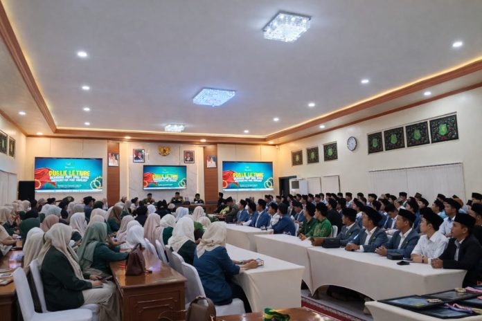 Closing Ceremony Khidmah Ramadhan Bersama (KRB) PKPT IPNU-IPPNU Universitas PGRI (UPI) Sumenep di kantor BAPPEDA, Ahad (08/03/2026).