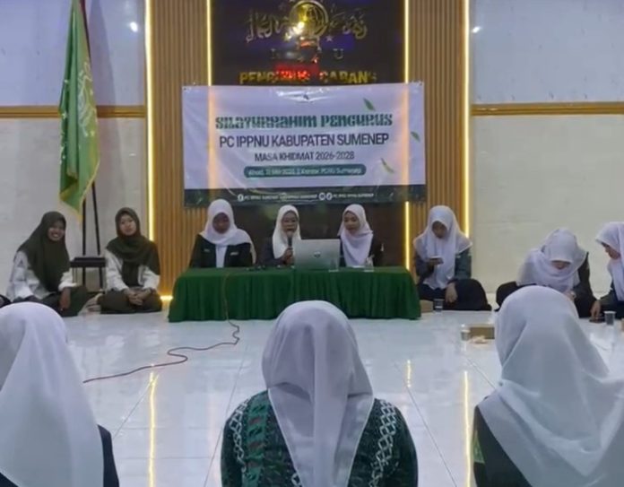 Silaturrahim perdana kepengurusan PC IPPNU Sumenep di kantor PCNU, Ahad, 31 Mei 2026.
